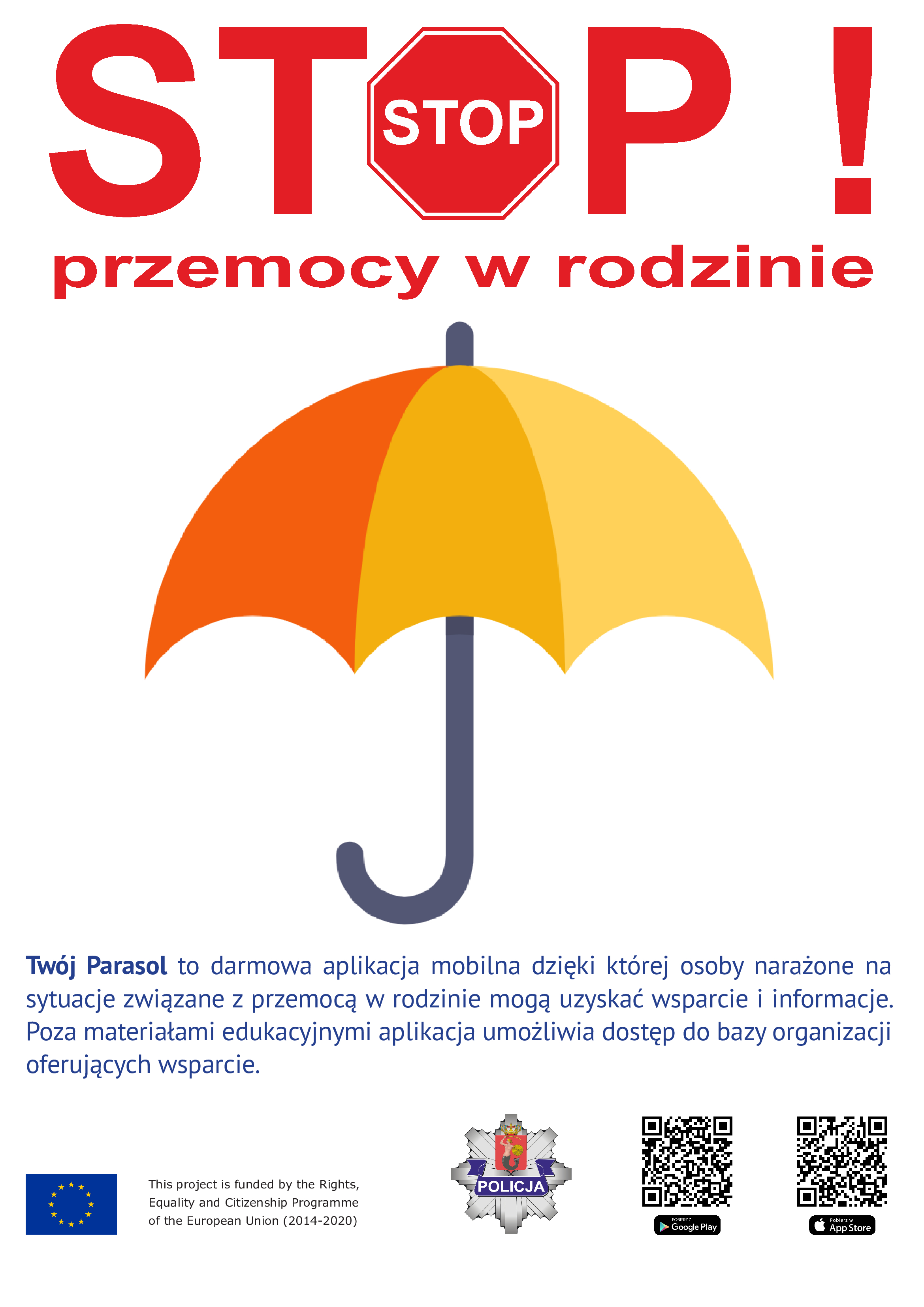 plakat A3 Twój parasol 2